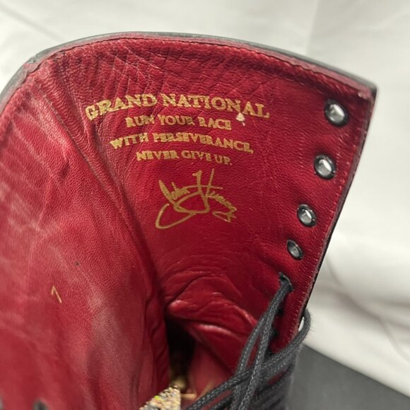 Fluevog Original Corset Grand National Boots Sz 7 - Picture 5 of 12